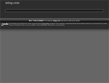 Tablet Screenshot of istag.com